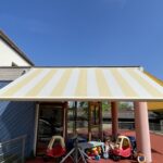 Installation d’un store coffre intégral motorisé à Logelbach proche de Colmar.