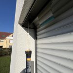 Remplacement d’un moteur Somfy oximo RTS sur un volet roulant en coffre tunnel à Colmar près de Logelheim.