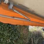 Remplacement d’une toile et d’un treuil de store banne à Horbourg-Whir proche de Sundhoffen.