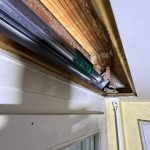 Remplacement d’un volet roulant à manoeuvre treuil et tablier en aluminium double paroi à Horbourg-Wihr proche de Sundhoffen.